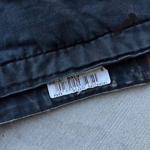 Vintage Y2K Carhartt J001 black Detroit work wear jacket - Picture 9 of 10